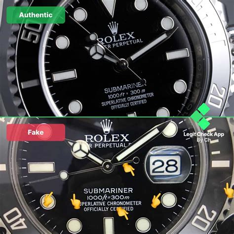 how to tell a fake rolex submariner|identifying rolex watches.